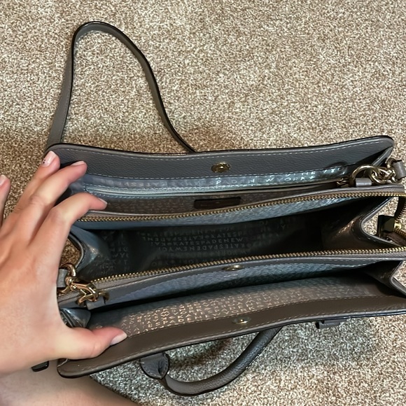 Gray Kate Spade purse - Picture 4 of 4
